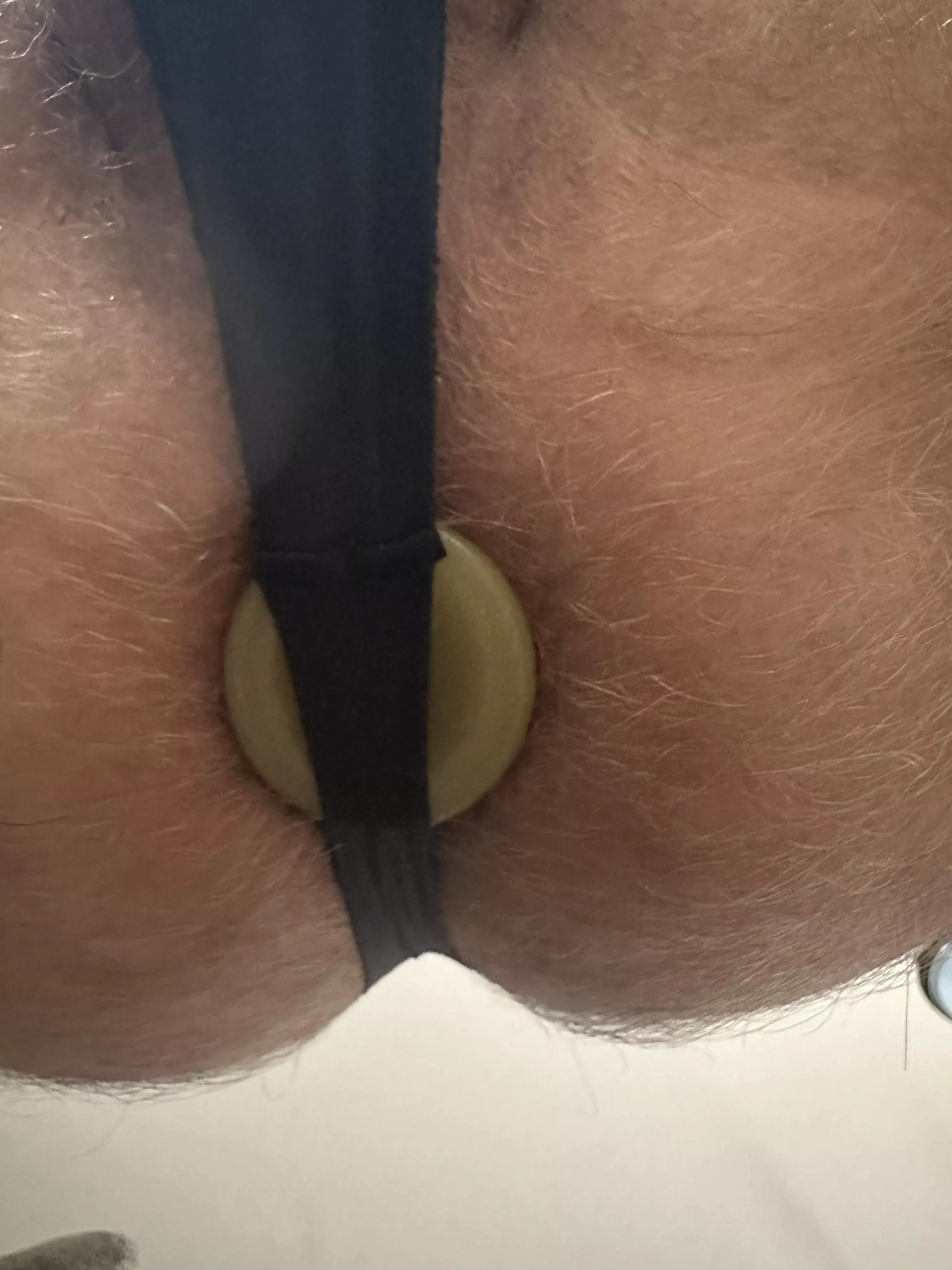 Plug behind the thong posted by ricecake1488