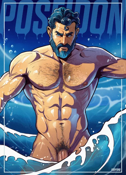 Poseidon, God of the Sea by CodyFordArt