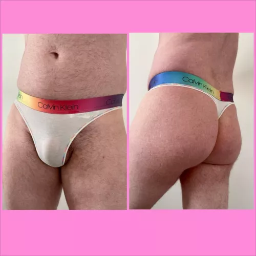 Rainbow CK thong by Bigsailorjerrys