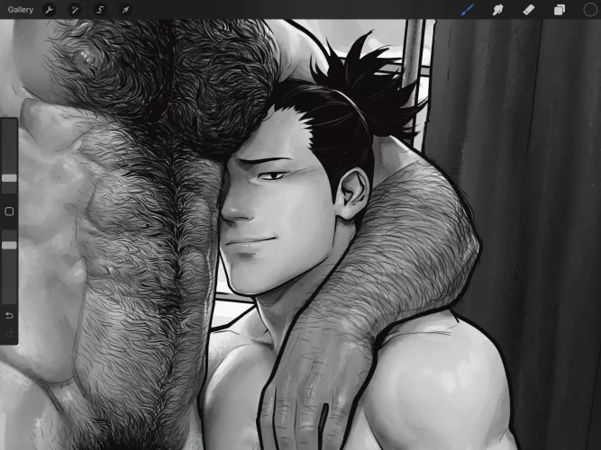 Shikamarus happy place by me. A wip by Blakealexanderart