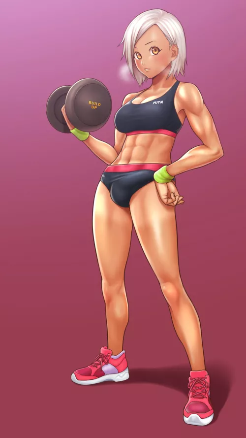Staying Fit (Daisy Mitsumata) [Original] by sequence_string