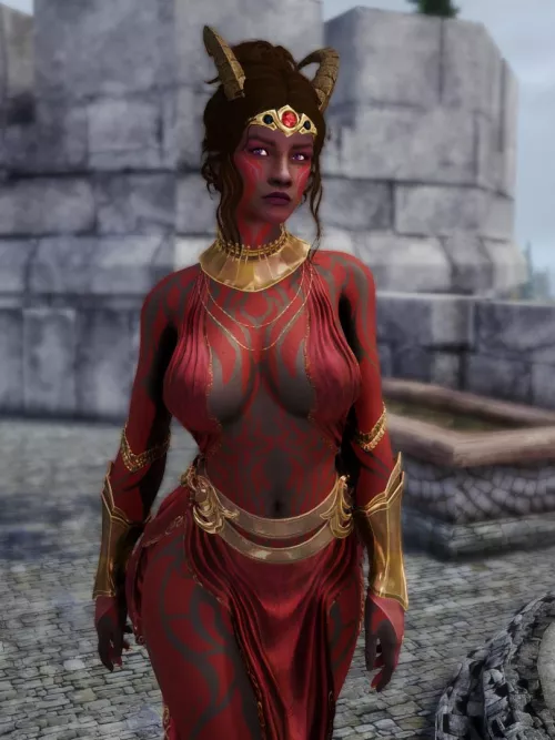 Summoning a Dremora is not an easy spell to master, but it is well worth it. by Heyfuckface0815