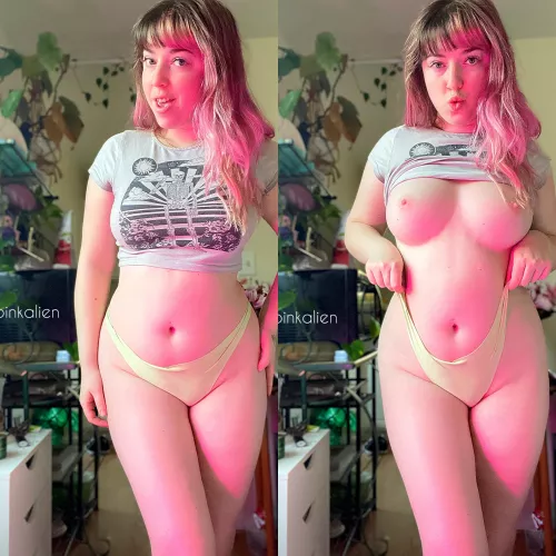 The age old question…on or off? by lilpinkalien