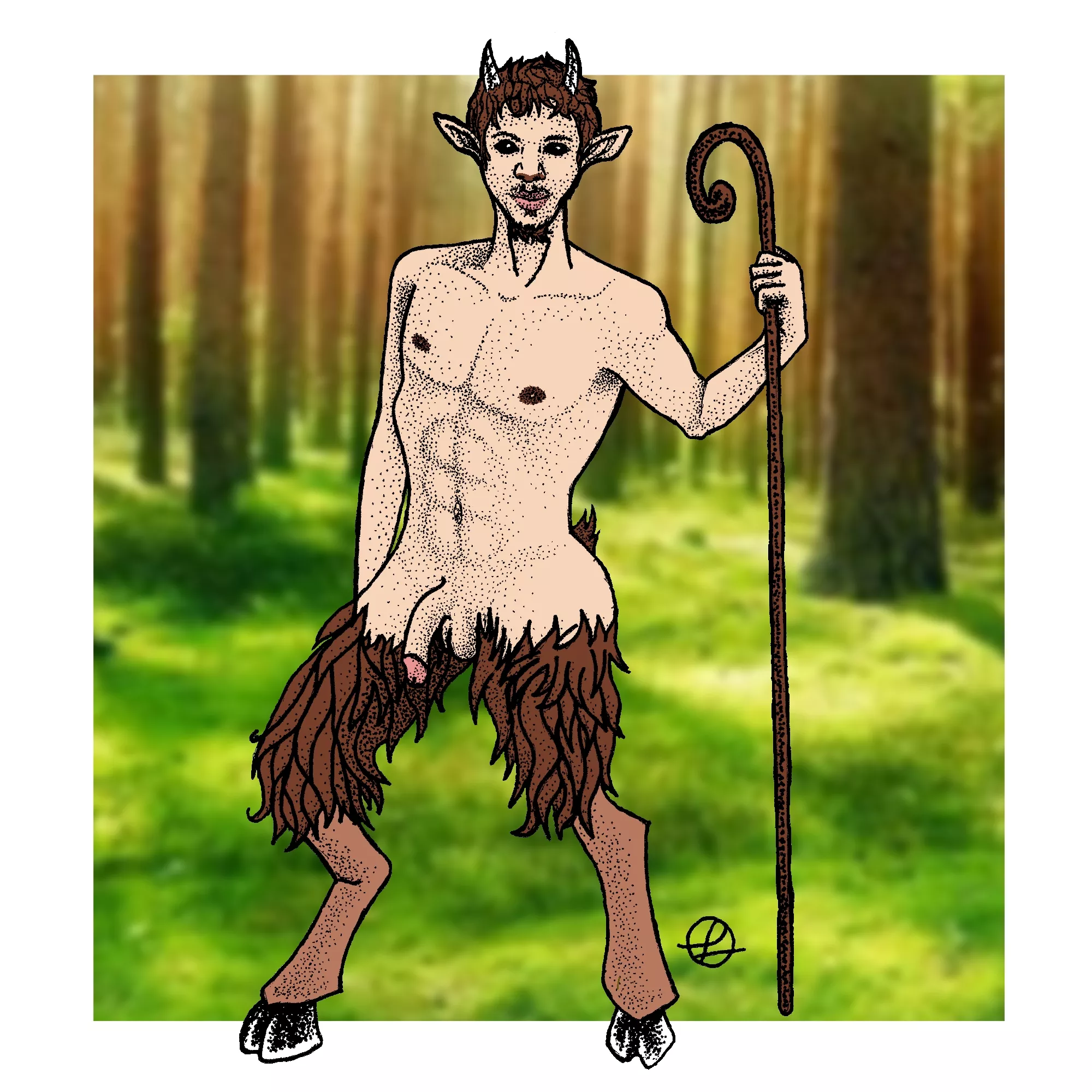 The satyr (by Lord Jamarcus) [OC] posted by SpicyDotsStudio