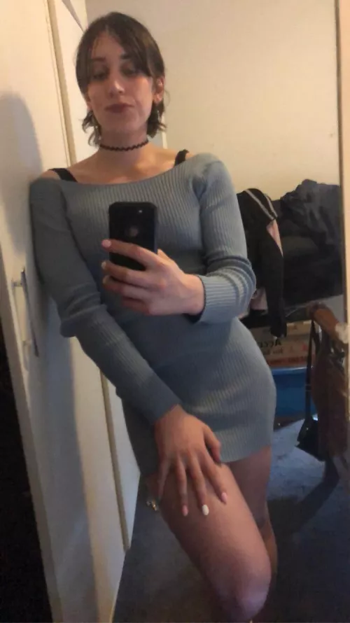 This blue dress absorbs all of my emotional blues by ReallyRi99