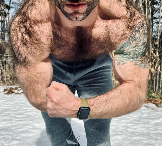 Who want to massage my hairy muscles? 💪 by Dirty_Farmer_John