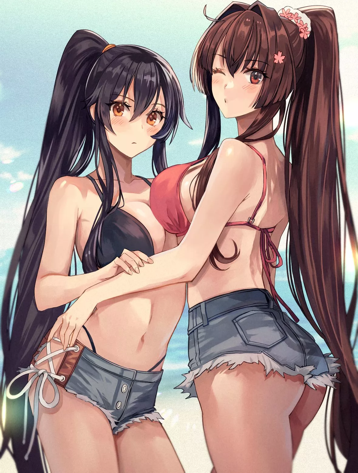 Yamato and Yahagi [Kancolle] posted by namiaiman