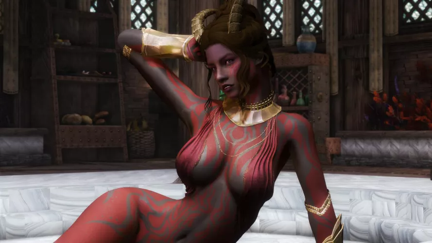 Yesterday the guard arrested a man for summoning a dremora in Kynareth's Temple. He said he had two good reasons for his actions. by Heyfuckface0815