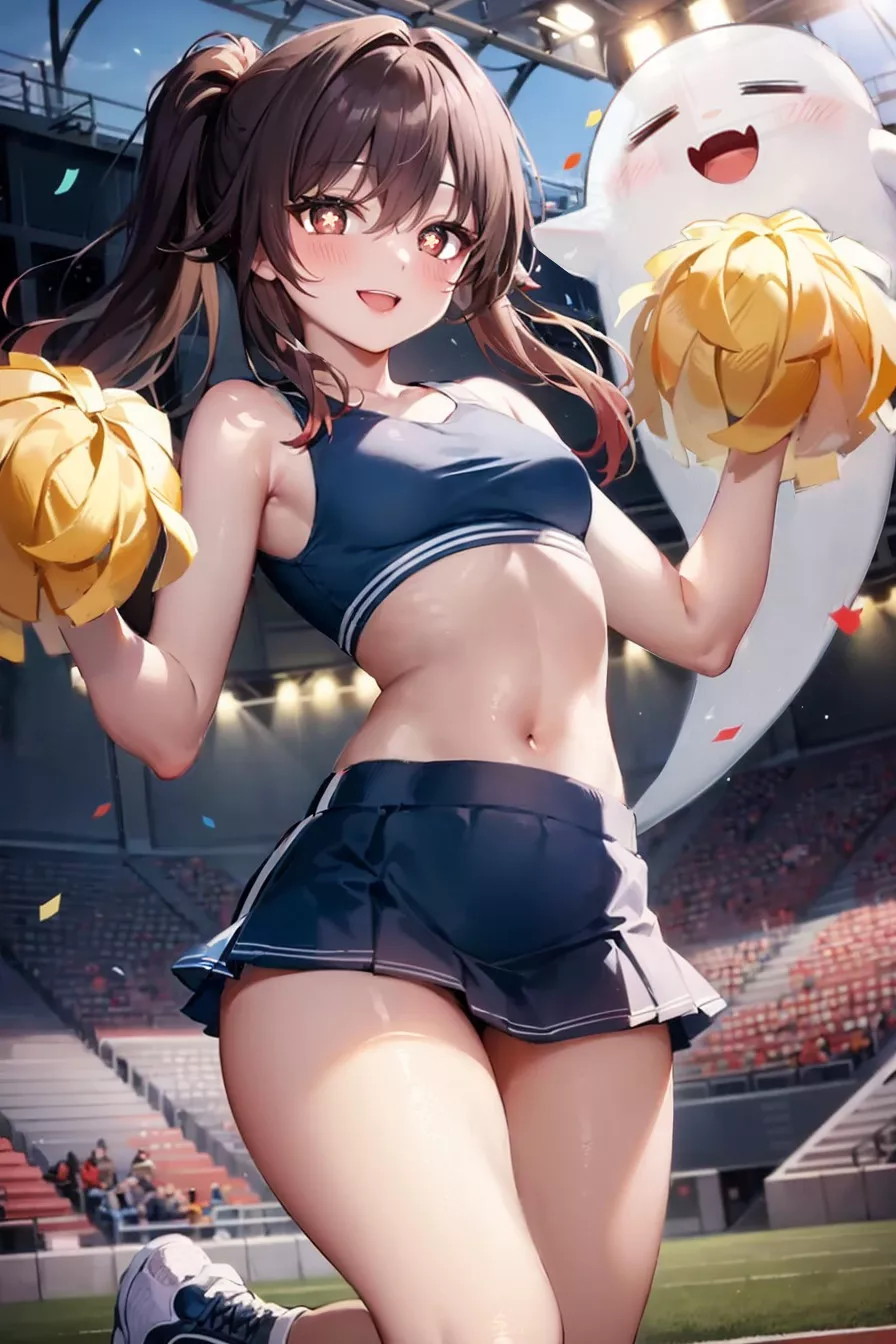Cheerleader Hu Tao [Genshin Impact] posted by CheetahSperm18