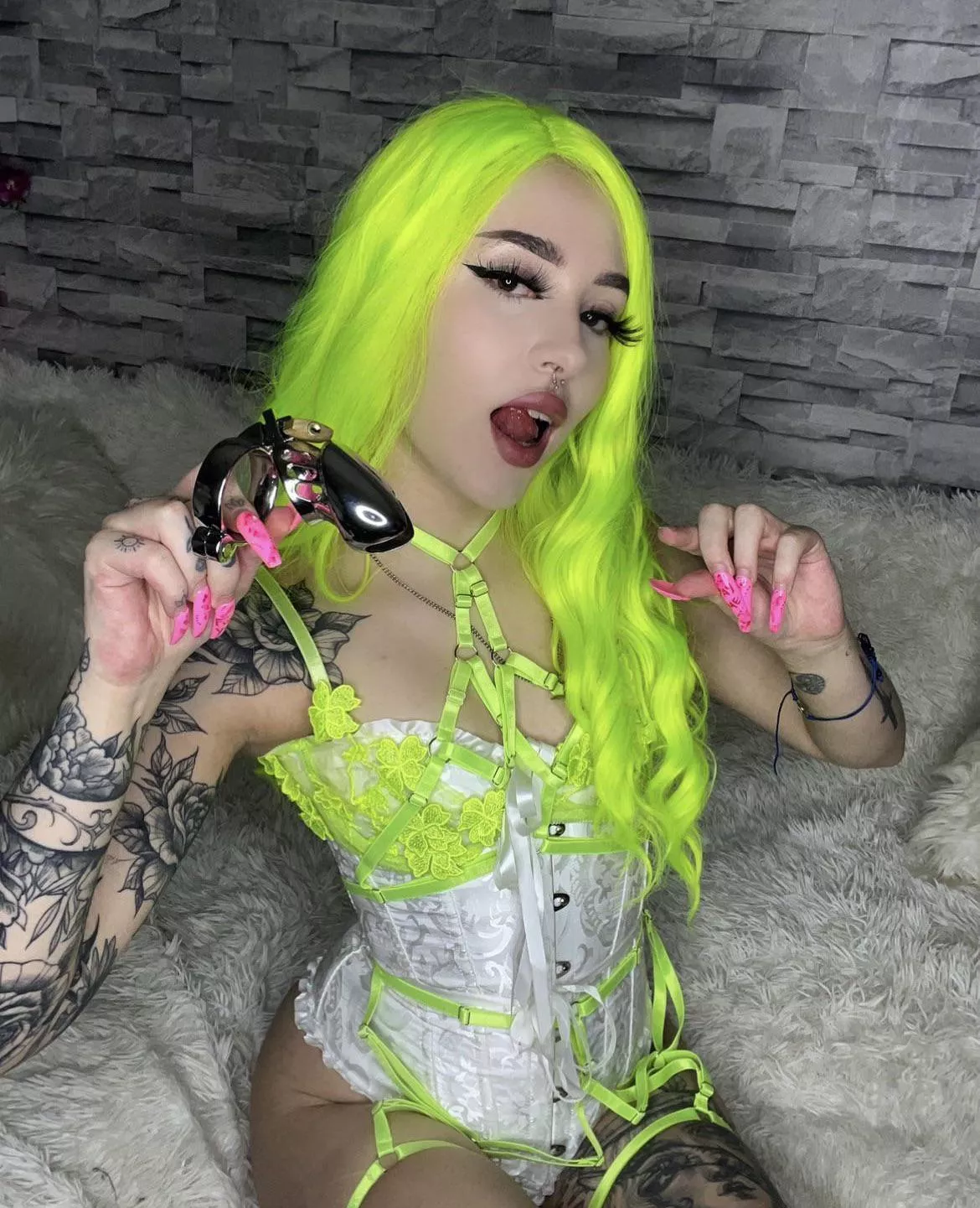 I prescribe you a permanent chastity, loser. posted by mistress-glam5