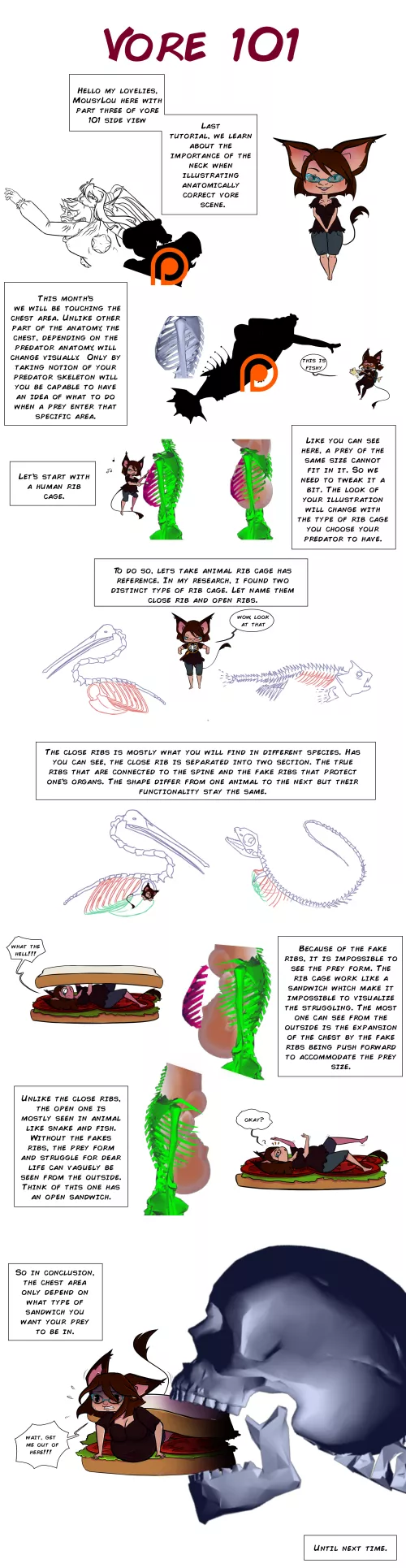 {image} Patreon tutorial on how I personally do vore illustration side view part 3 by MousyLou91