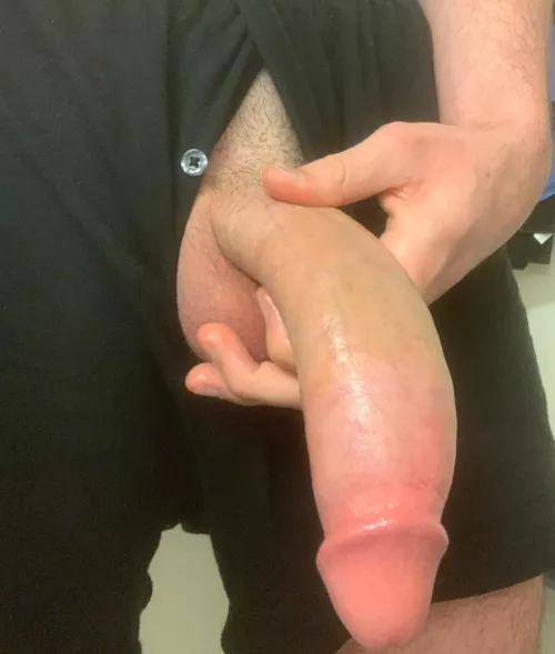 It won’t even fit in my underwear anymore 😅 by thawhiteanaconda