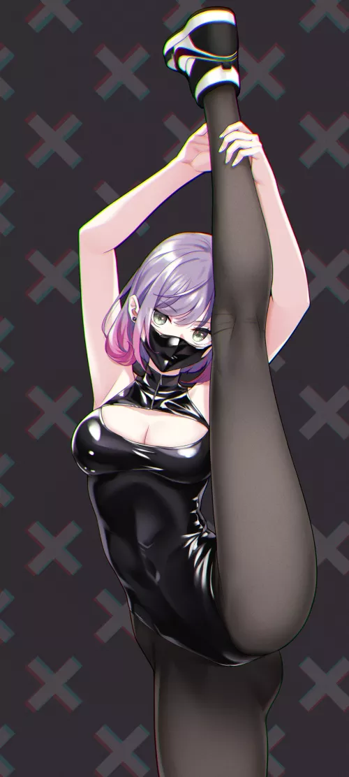 Luna Stretching by CheetahSperm18