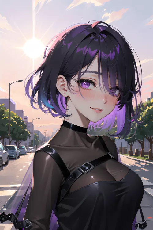 Matching Purple by CheetahSperm18