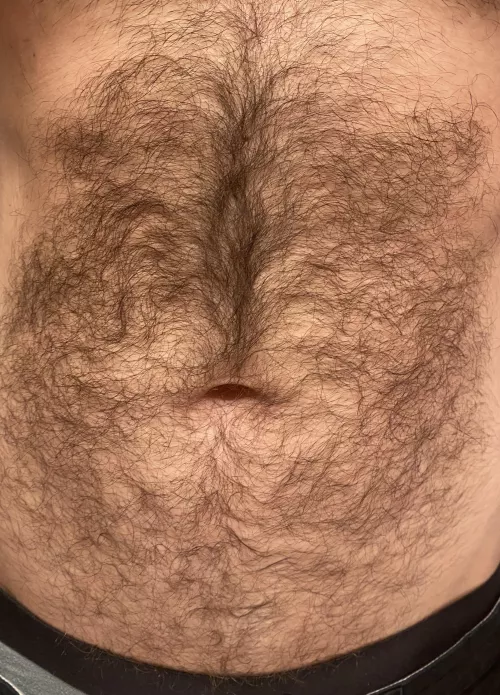My happy trail is hairier above my belly button. 😂 by Efficient-Basket-534
