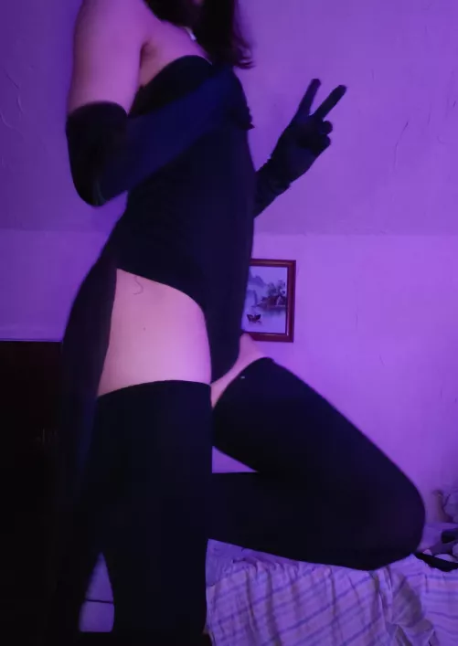 Playing the new destiny 2 raid and decided to dress up ❤️ by Silkiemoth95