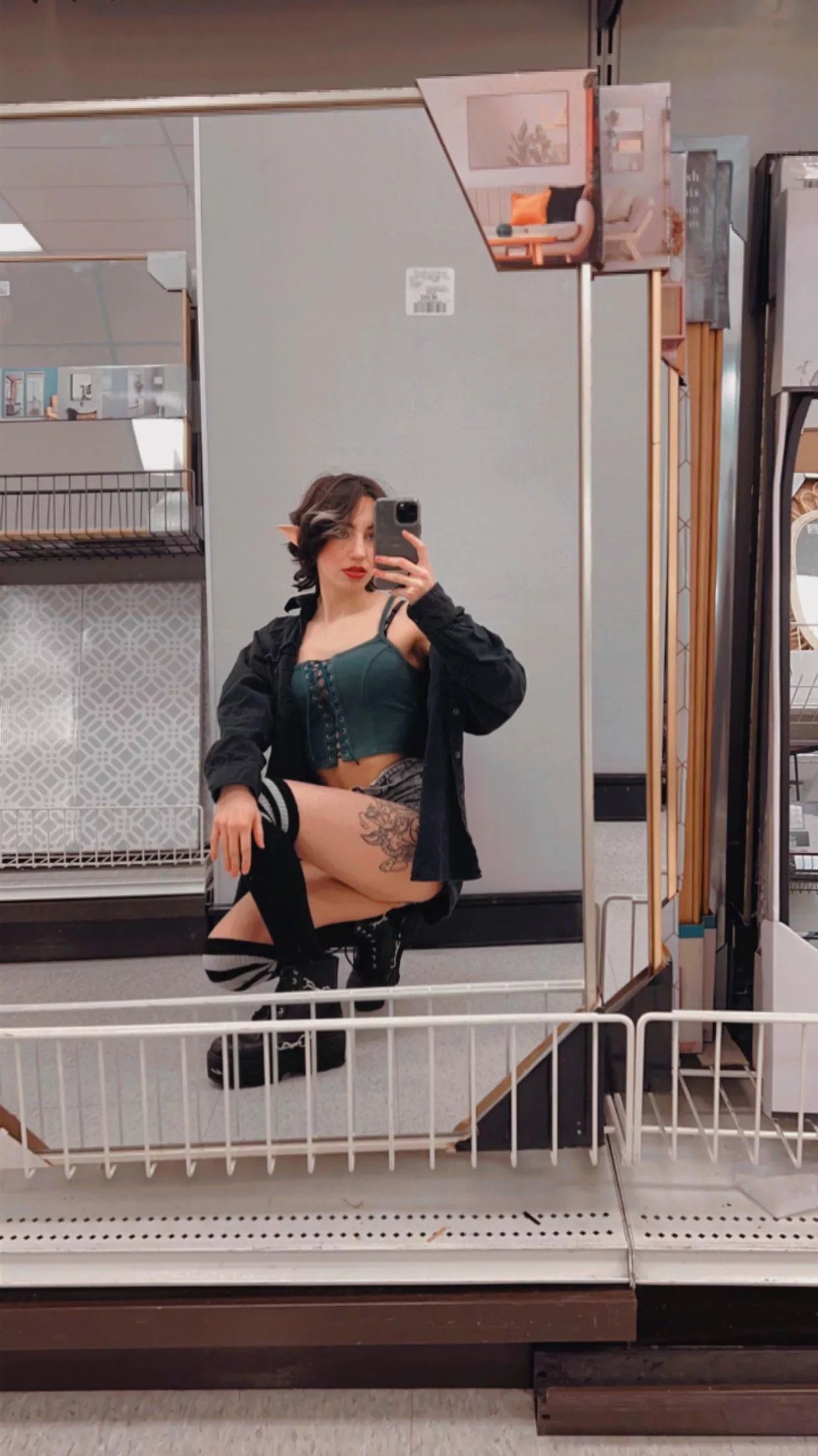 Saw this cute mirror at Homegoods and had to snap a pic posted by KunaKisses