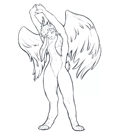 Stretch sketch! by Wensleydaleslug