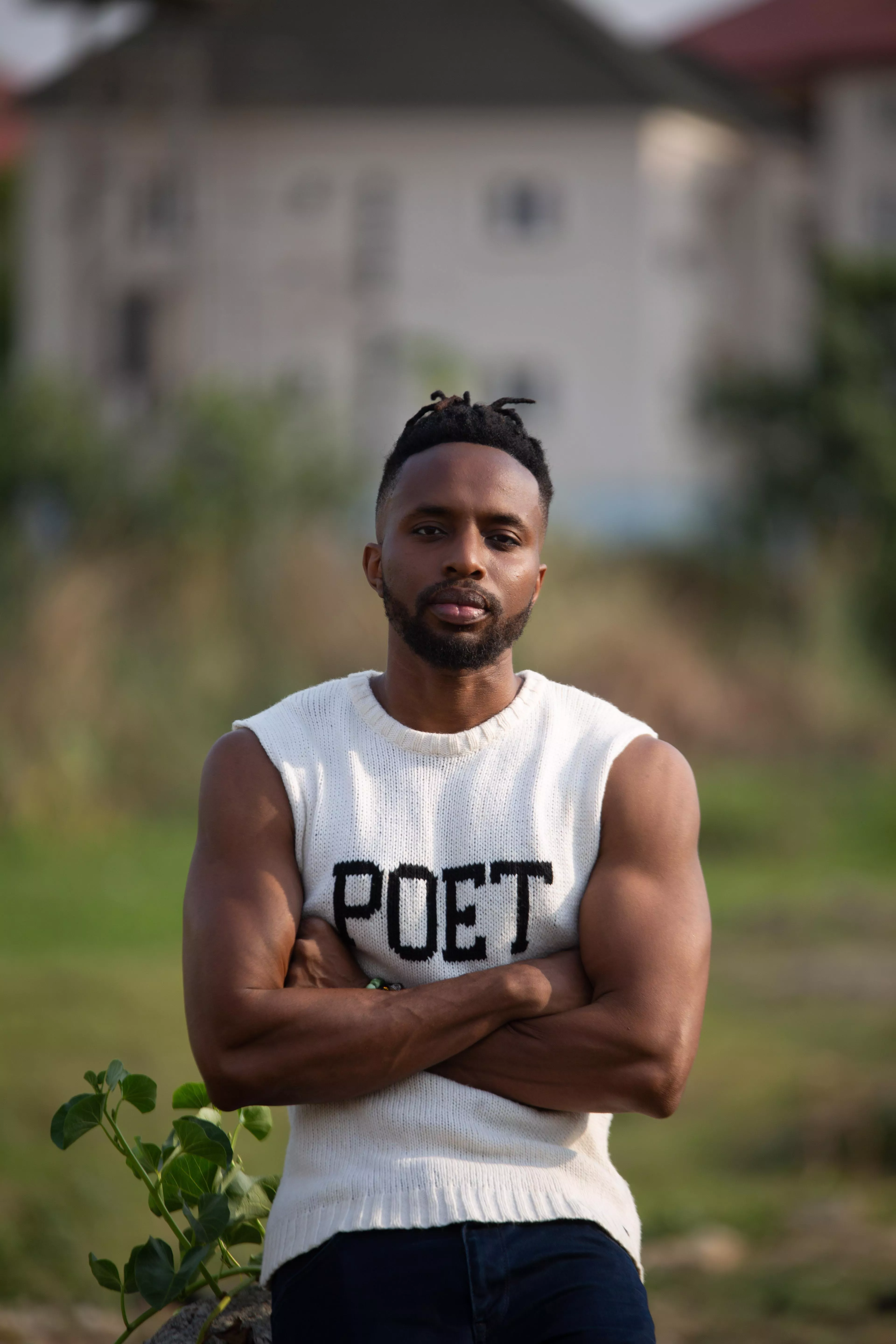 A friend got me this vest for world poetry day. Happy belated world poetry day✍️ posted by sanders2020dubai