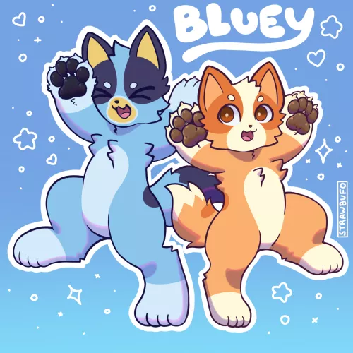 blooy and bongo by strawbufo