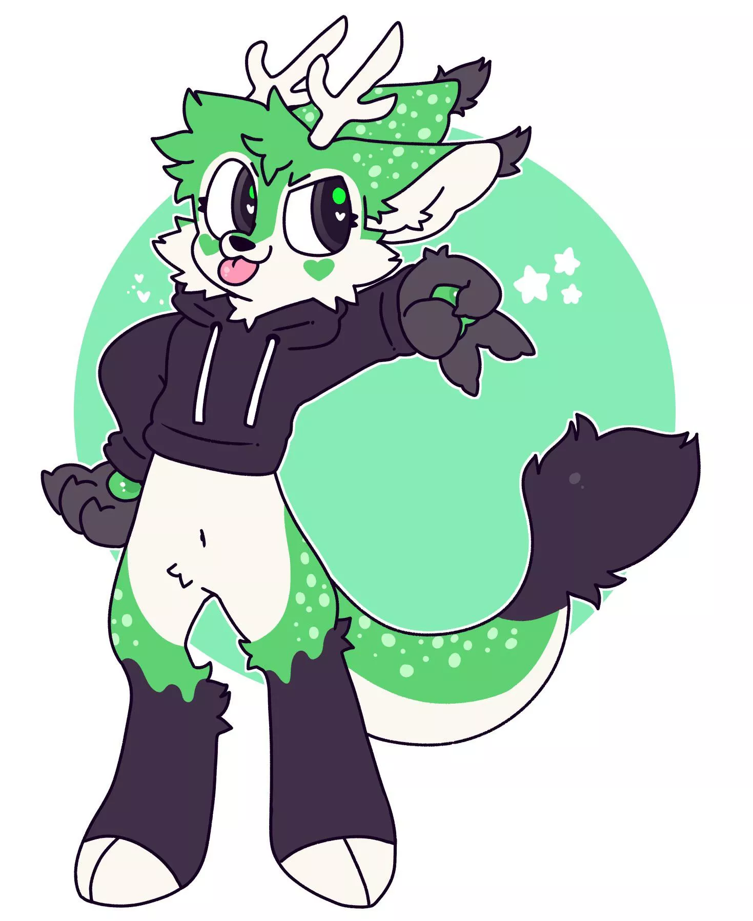 ✌️✨ <character belongs to tetra, art by me @spookyfoxinc on twitter> posted by spookyfoxinc