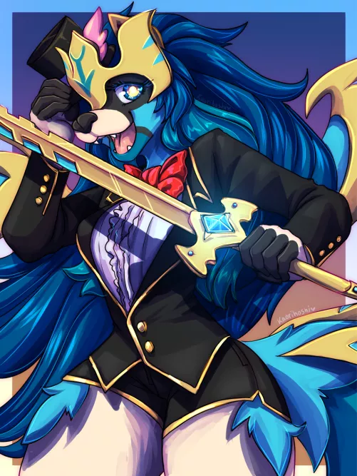 Comm for g0ldk1ng on fa! (Art by me!) by xokaorihoshiox