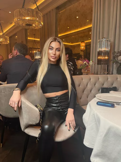 Do you like me in leather pants?😁 by Apprehensive-Job8023