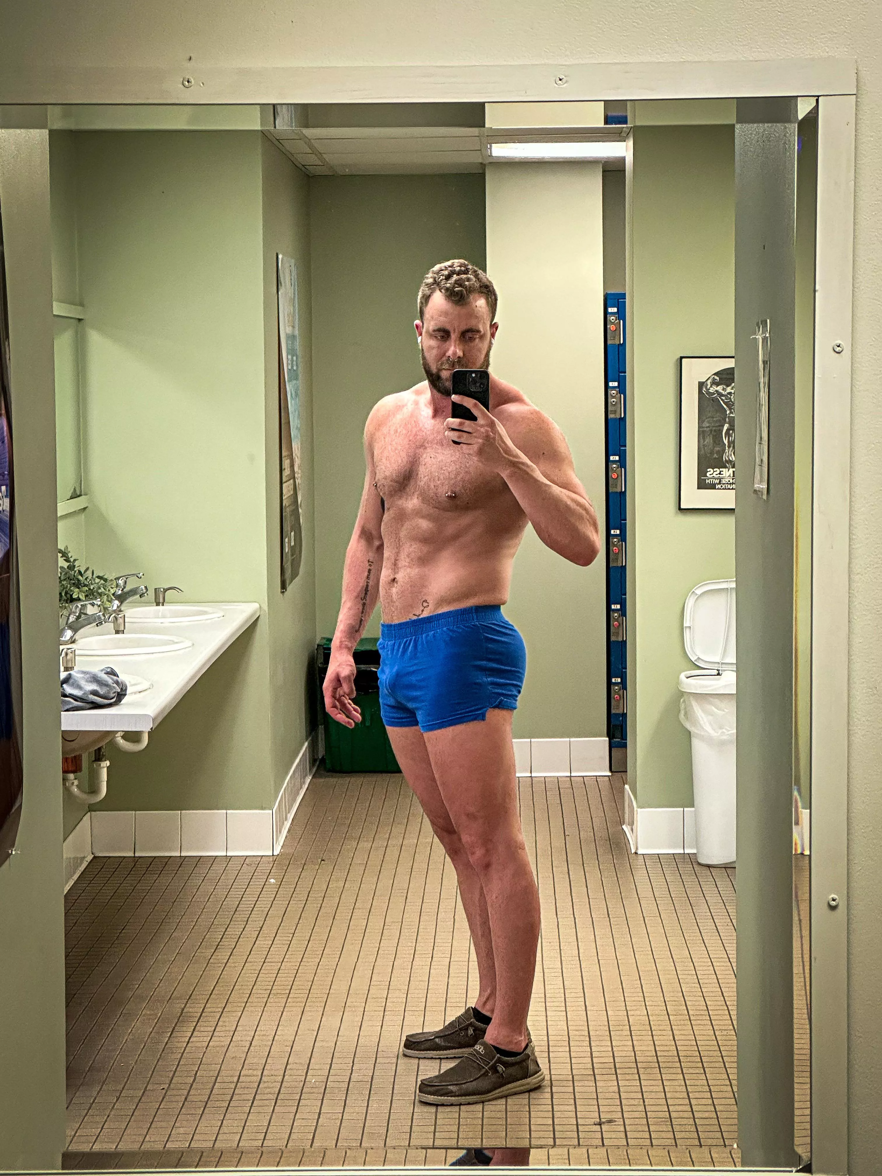 Extra sweaty today! posted by just_a_macho_man