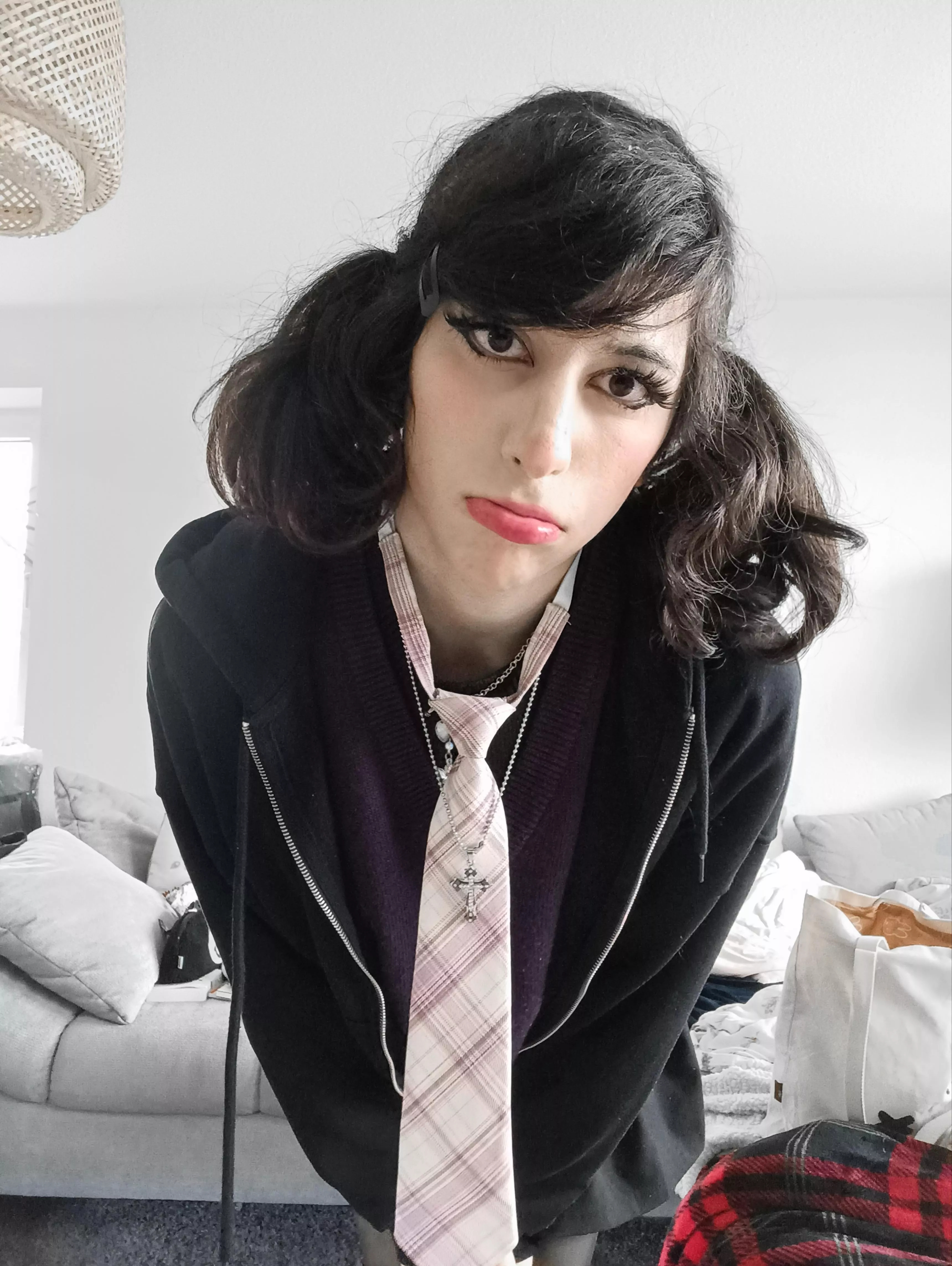 First time trying pigtails :3 how do they look? posted by puruchuu