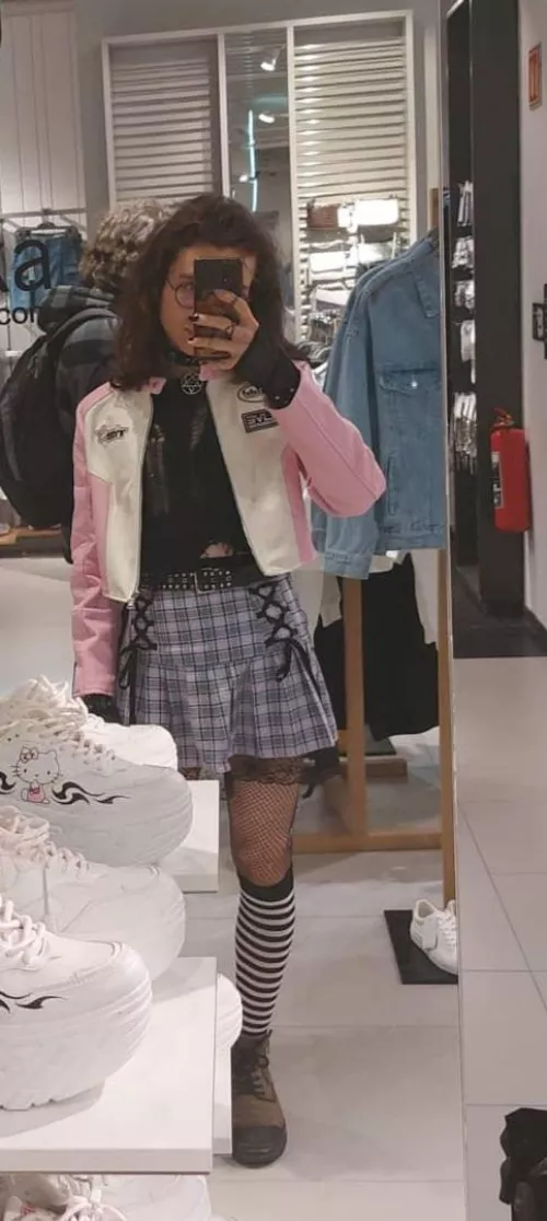 I went shopping, doesnt that jacket look soo nice on me by makemeyourboywife