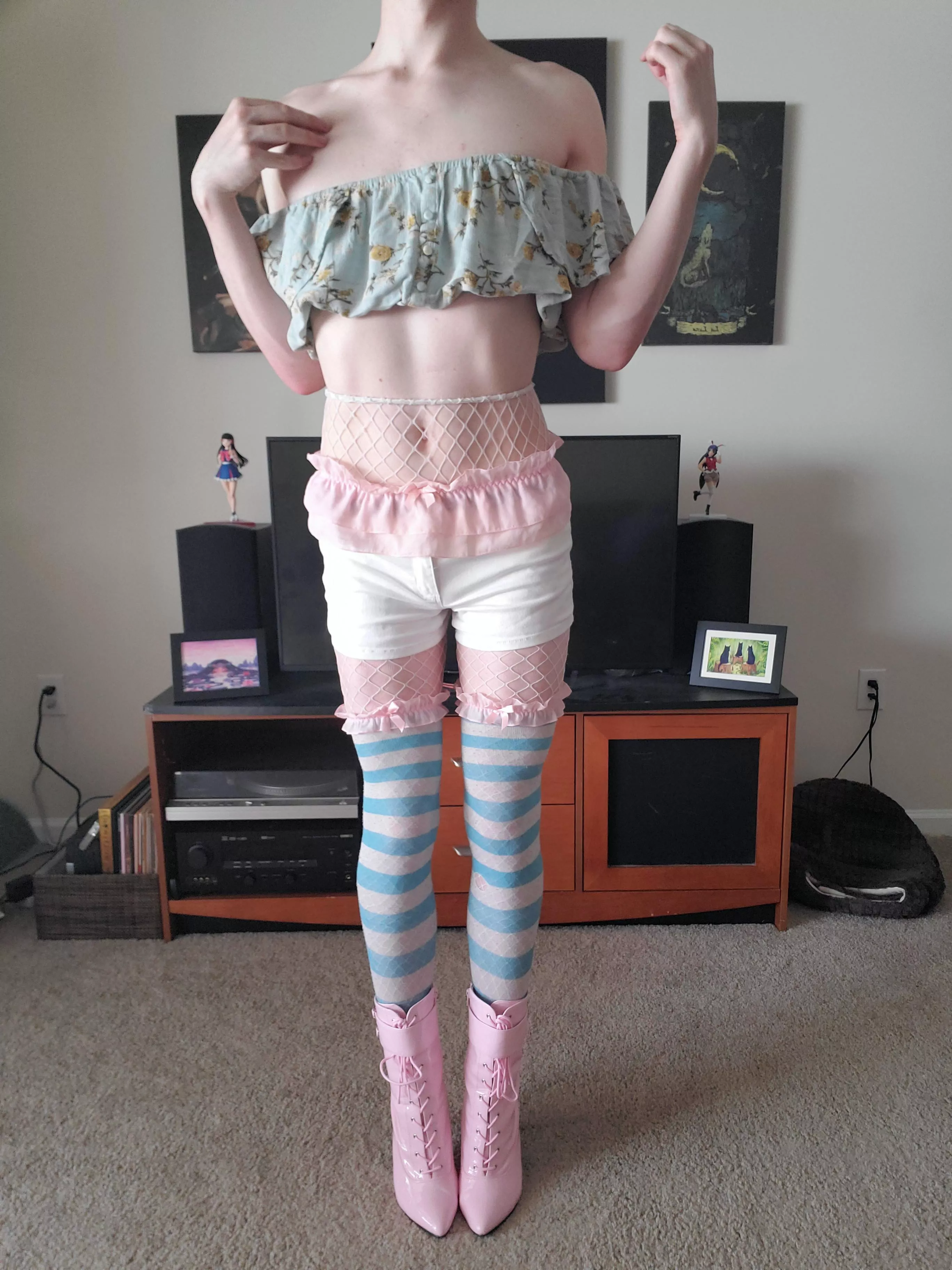 just sorta threw this outfit together.. I hope u like it >~< posted by feminineboyo
