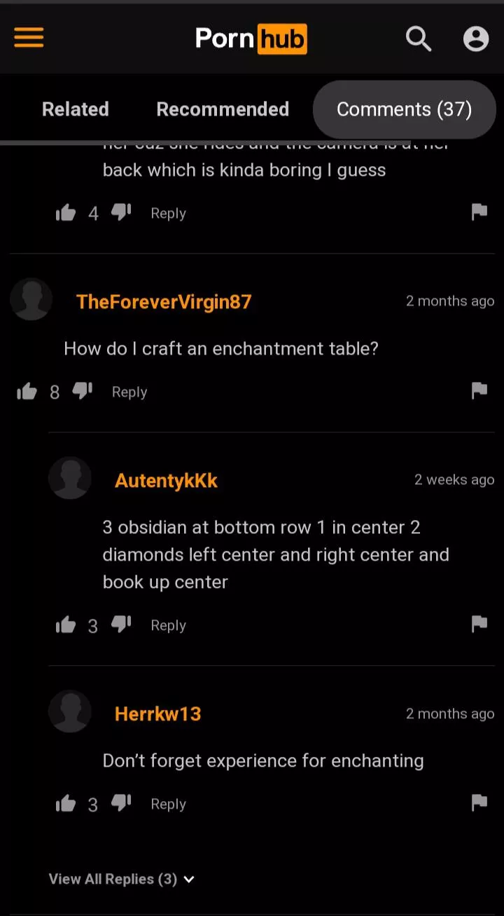 Mans got his priorities straight posted by wither_army