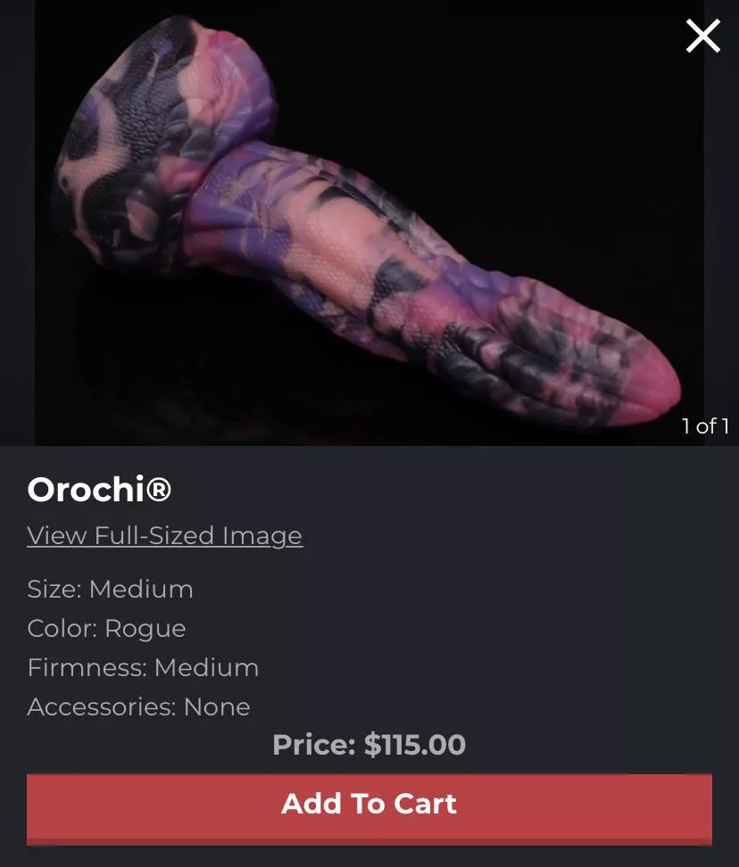 My first BD, Orochi m/m 🐉 Couldn’t resist the color 🥰 posted by kitsunecorpse