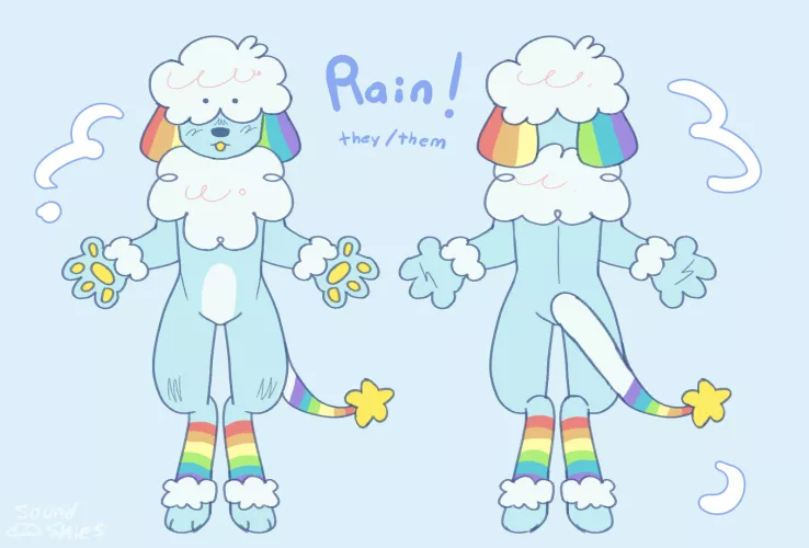my new secondary sona, Rain! (art by me) by soundskiies