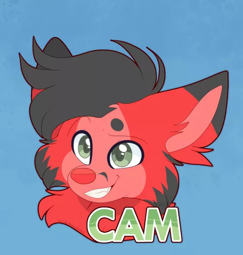 Oh yeah? | [Art by myself @aussie_kitten | Comm for cams_existance ] by Aussie_Kitten_