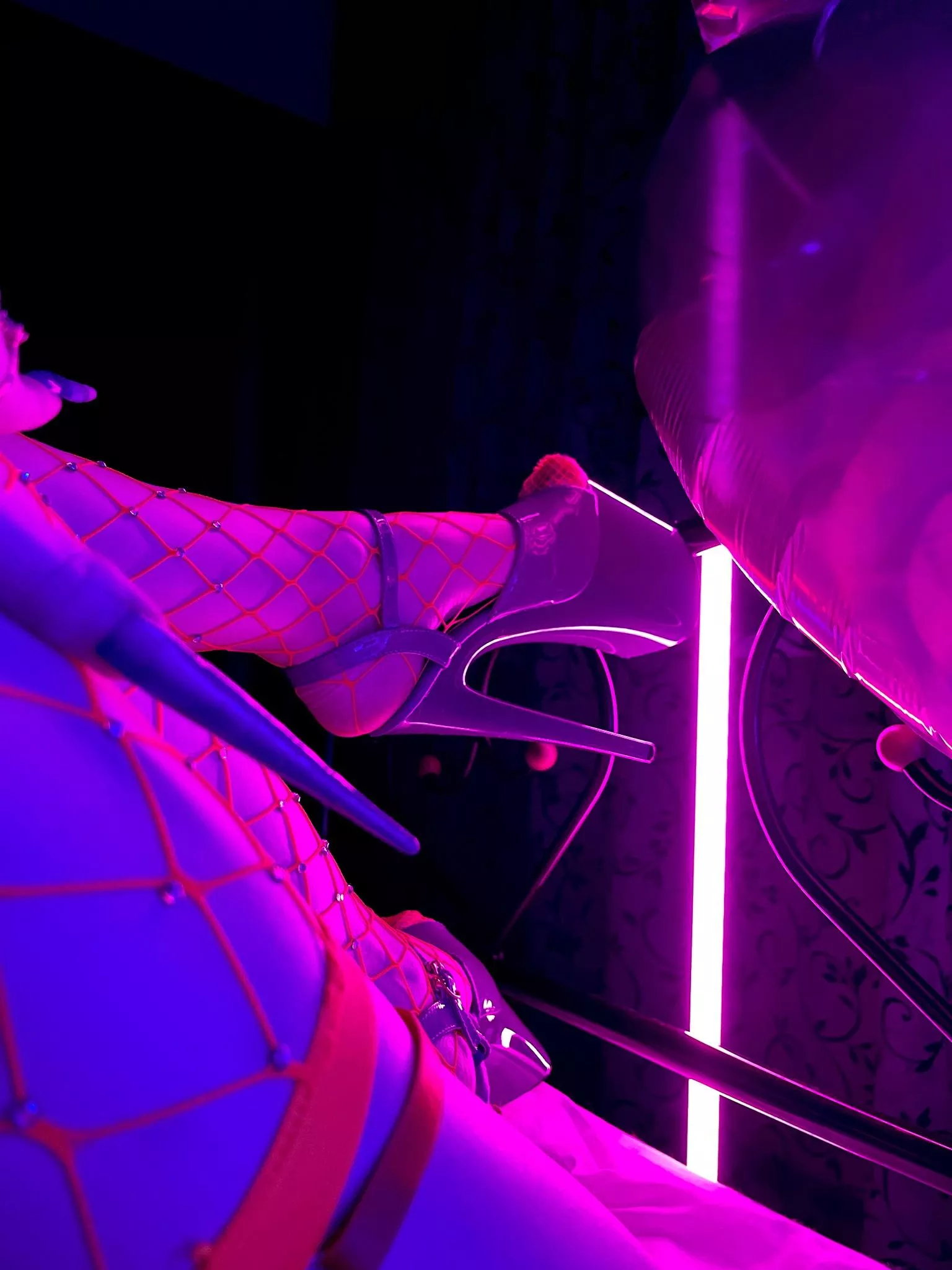 Purple high heels posted by Allison_Jae