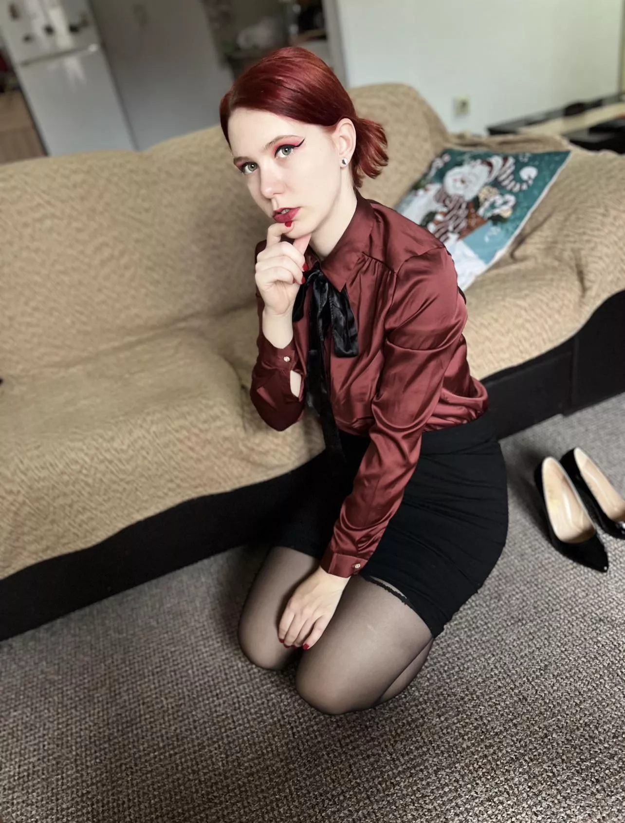 Ready for work ❤️ posted by ichigo_emaa