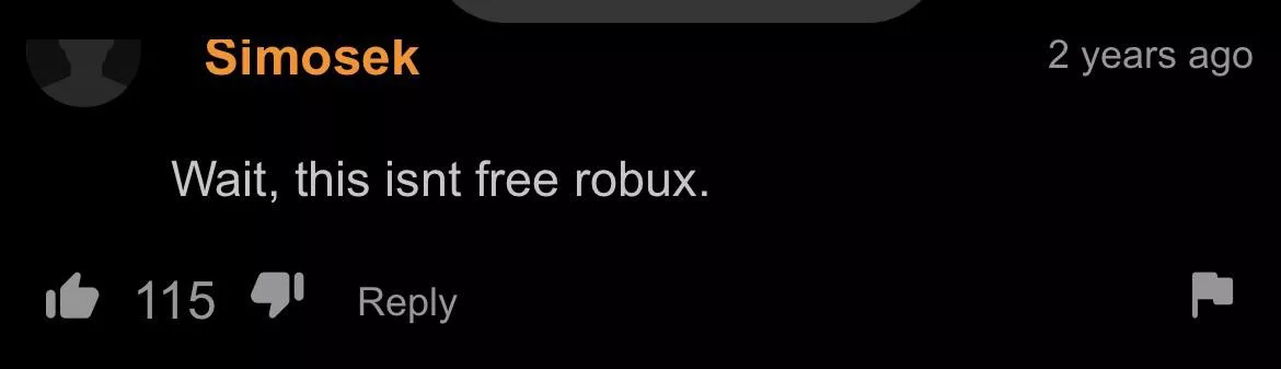 Robux posted by fantastic_bob