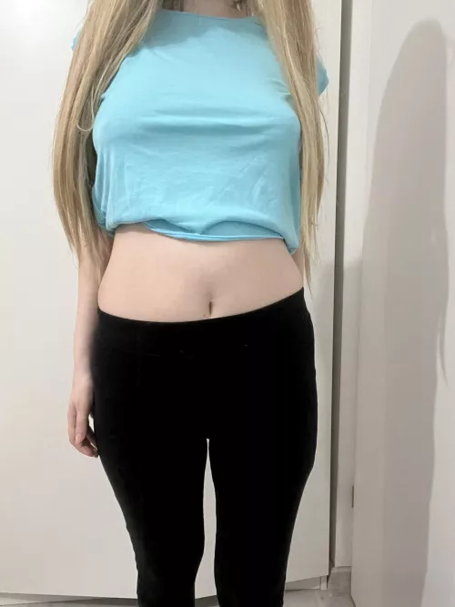 Sexy blue top by kinkyhotdreams