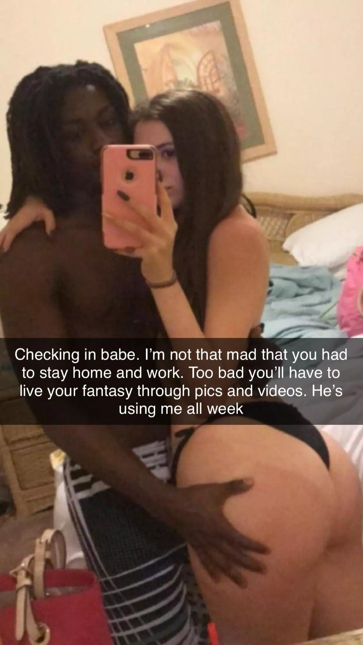 She’s got someone else posted by cockcurious321