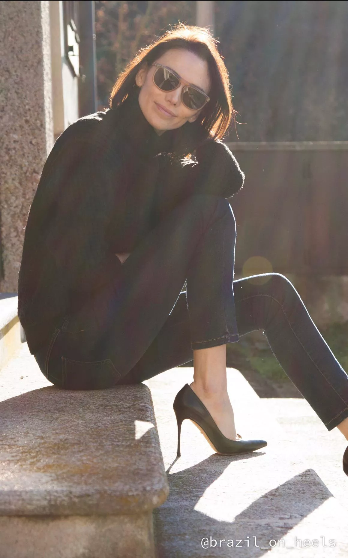 Timeless black pumps… These are at least 15 years old, and still look great. posted by brazil_on_heels