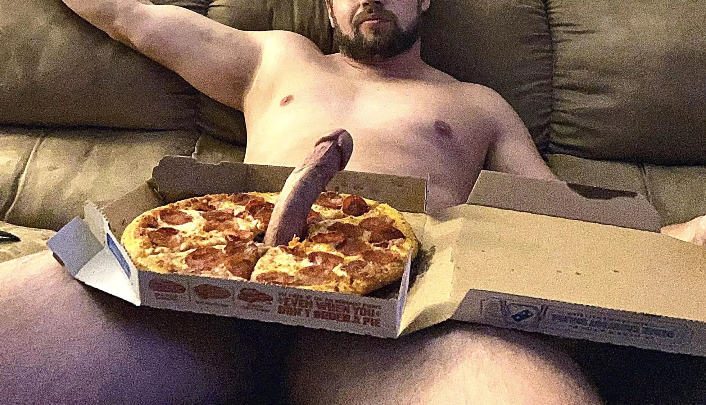 Who ordered the big sausage pizza?? posted by Adorableone_13-1