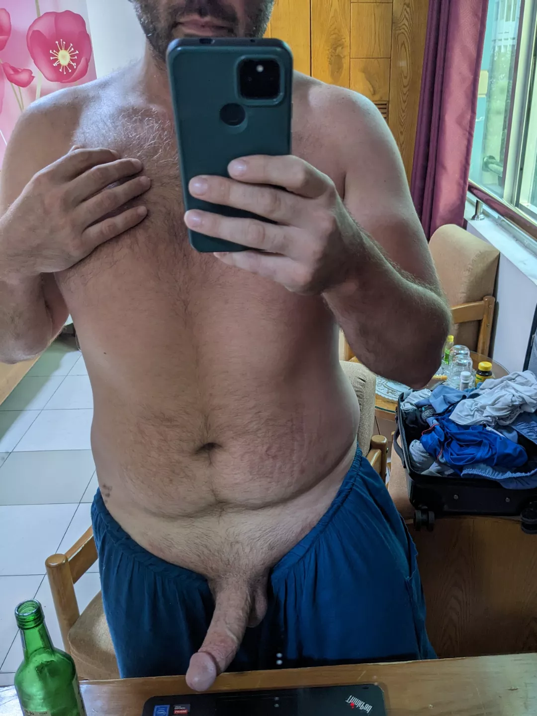 Working on my tan, may need to hot up a nude beach though... posted by Bisplo