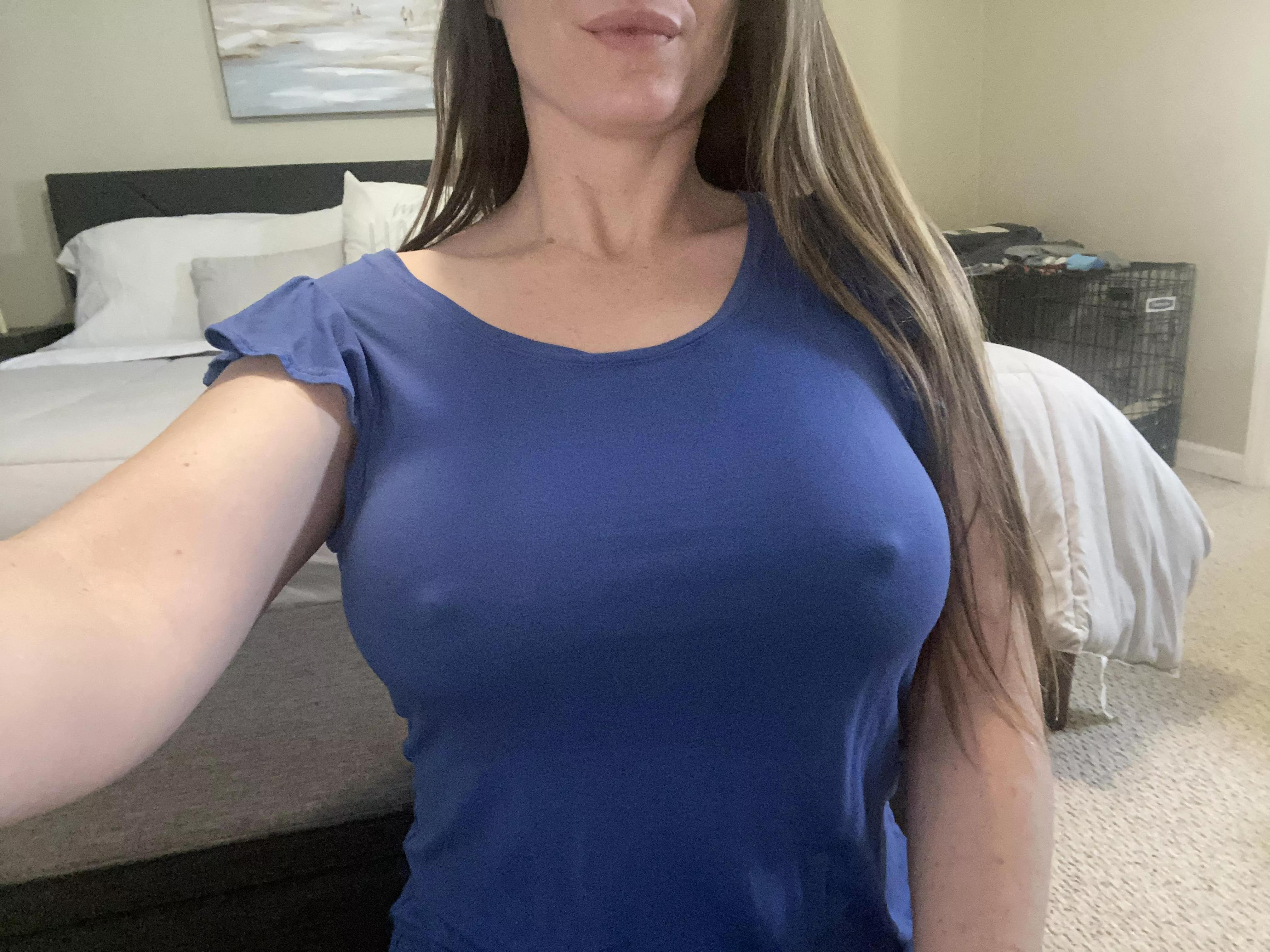 As soon as I get in the door, the bra comes off. posted by Additional_Rule_6886