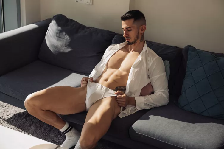 Back home from the office and ready to be serviced by supermarketboy_