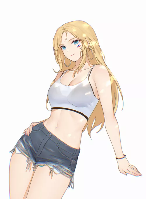 Denim Short Shorts by CheetahSperm18