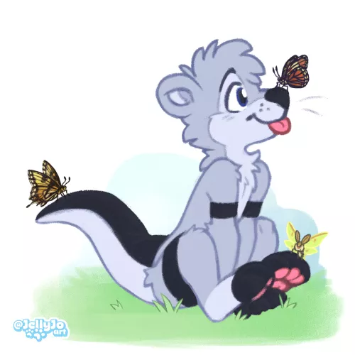 Enjoying the first week of spring 🦋 art by me by FoolKool