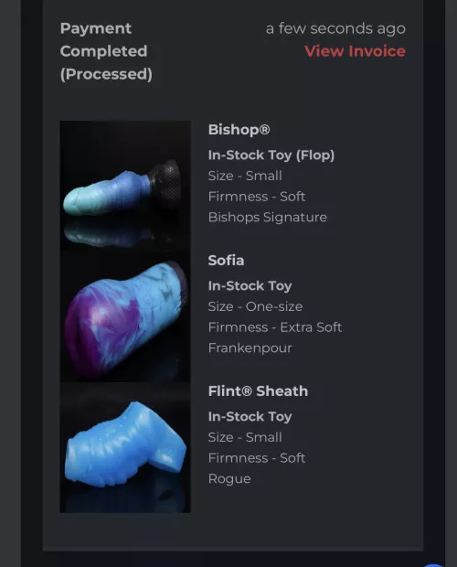 First toys ordered by ardz90