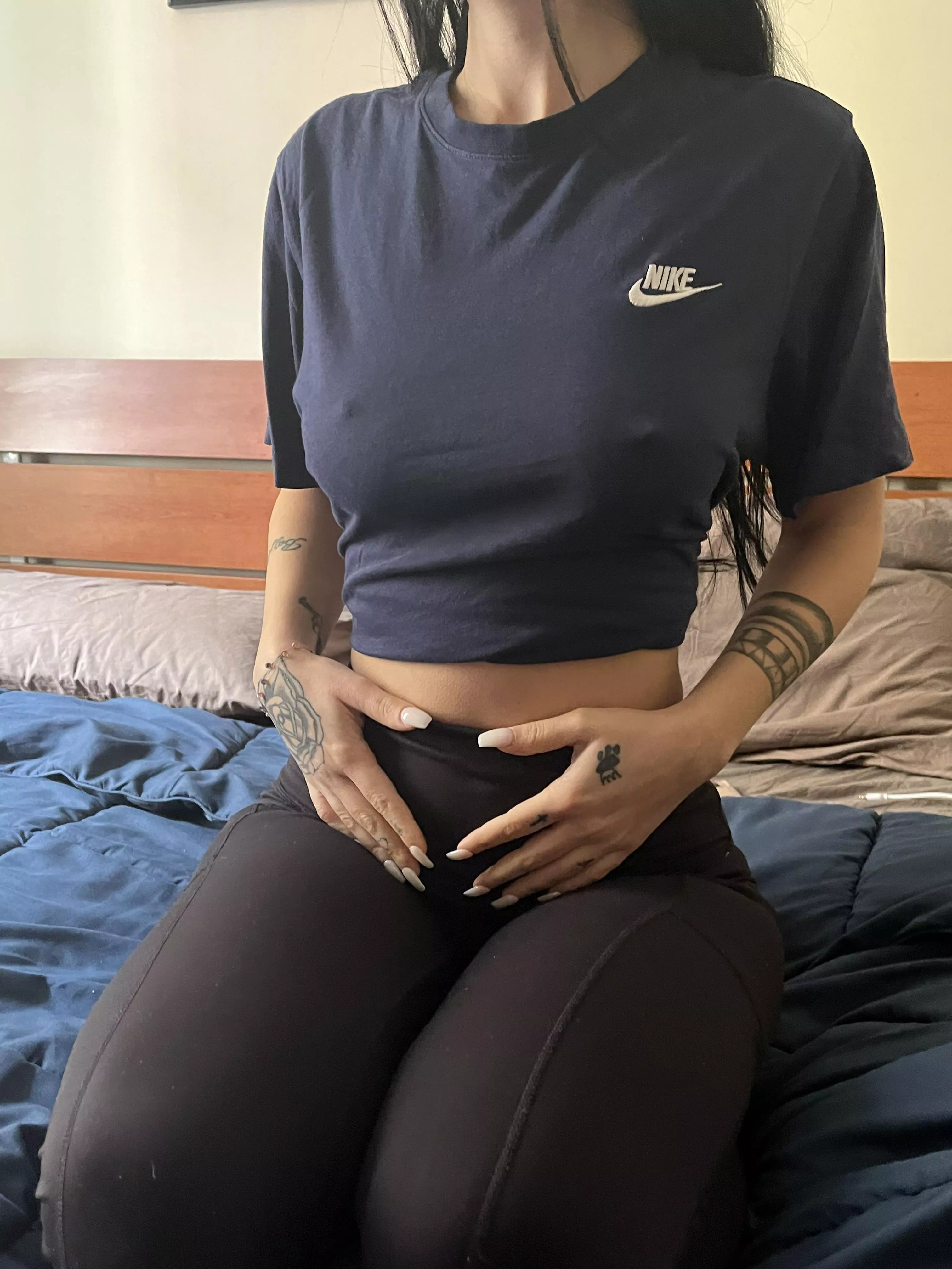 Forgot the bra :D posted by melissa__baby