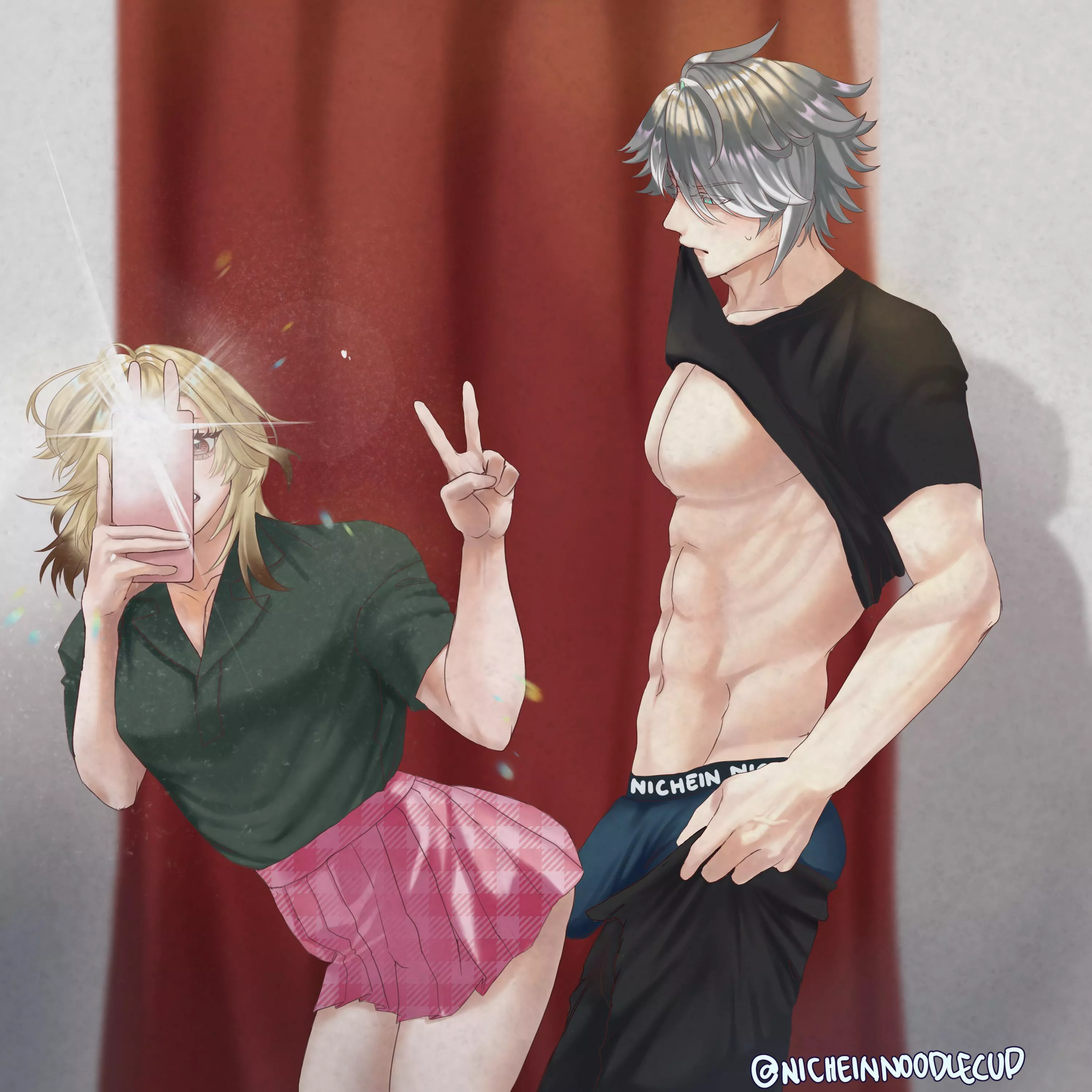 [genshin inpact] alhaitham is changing but someone got different on his mind :) posted by Jungiezzz